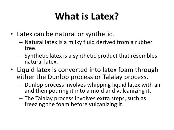 what is a latex What is a latex